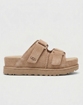 UGG – GoldenGlow Sandalen aus Veloursleder – Beige/Sand