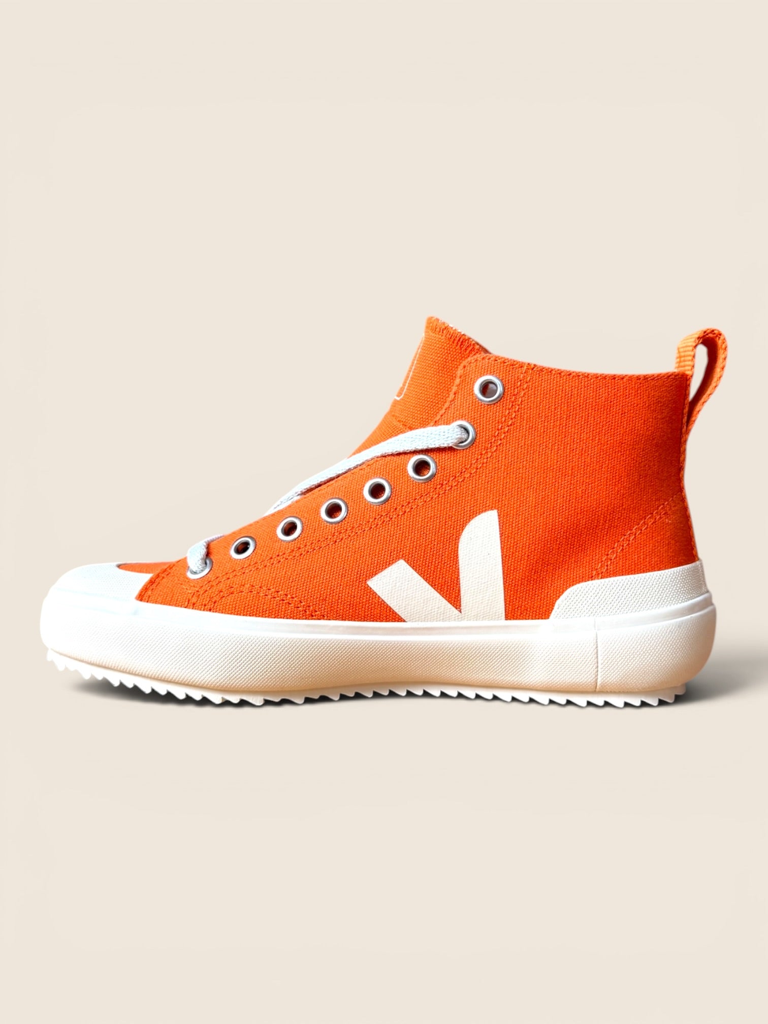 Veja High-Top Sneaker Orange/Weiß