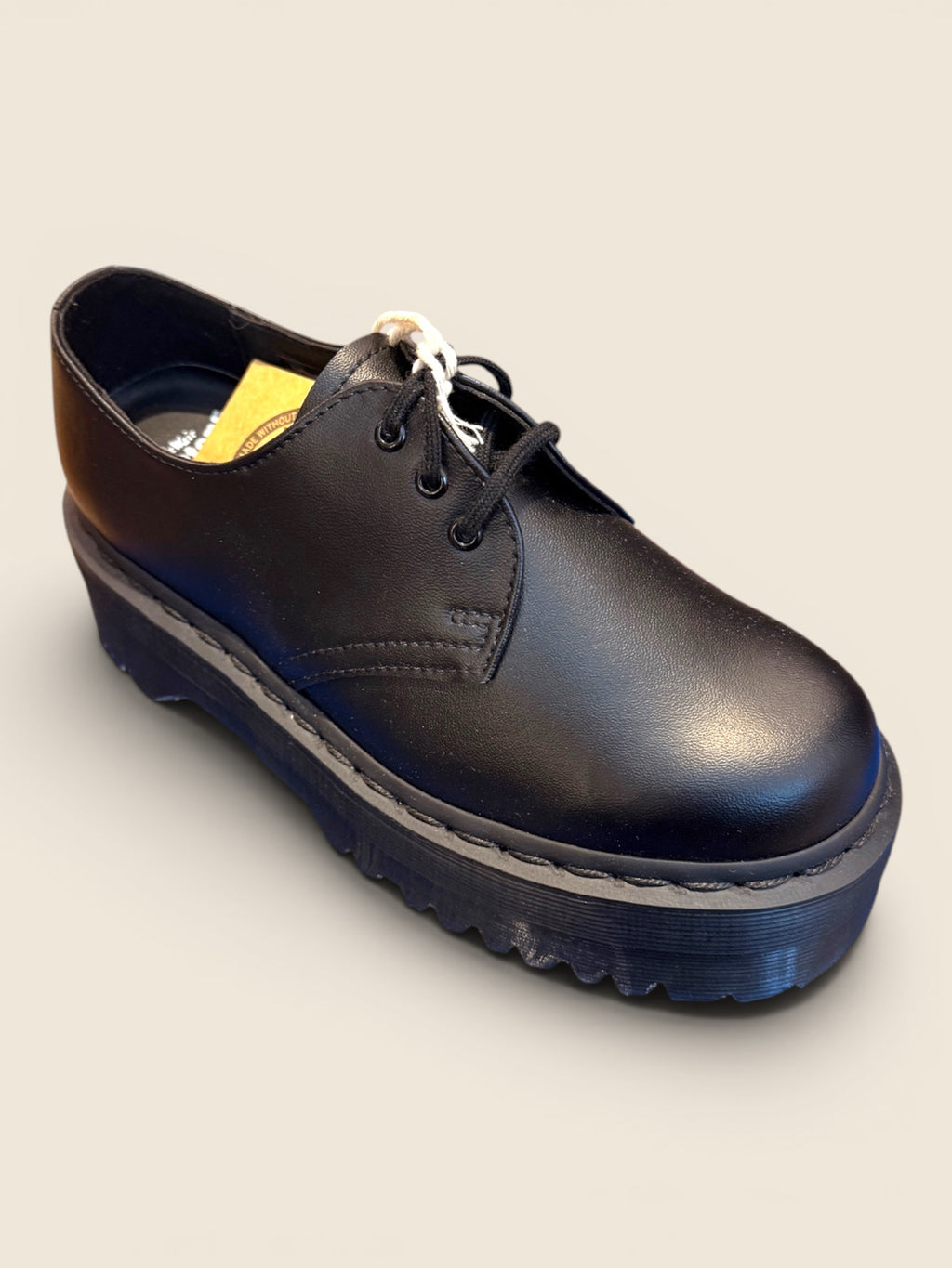 Dr. Martens Plateau Schuh Schwarz