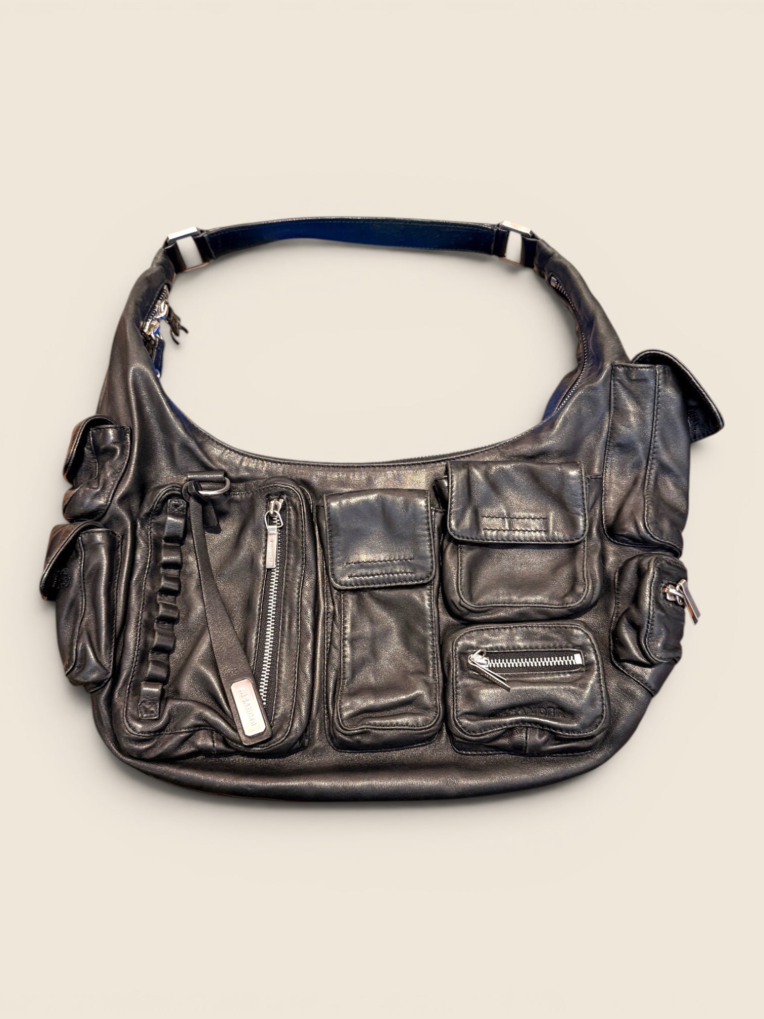 Jil Sander Cargo Bag - Premium - Schwarz/Silber Traumzustand