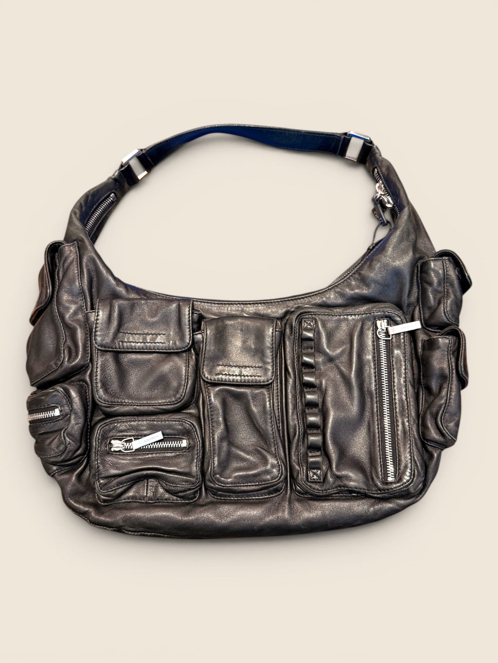 Jil Sander Cargo Bag - Premium - Schwarz/Silber Traumzustand
