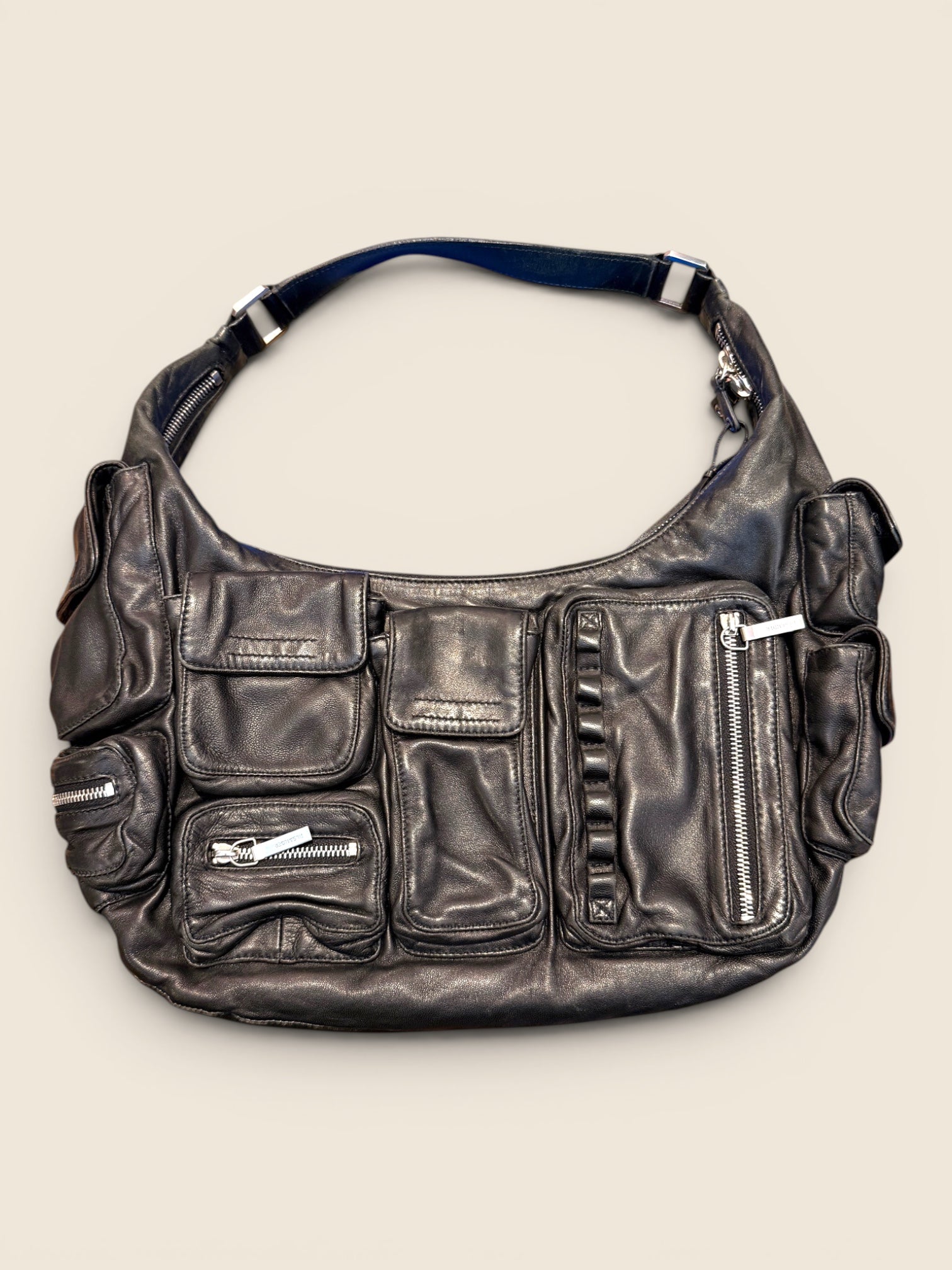Jil Sander Cargo Bag - Premium - Schwarz/Silber Traumzustand