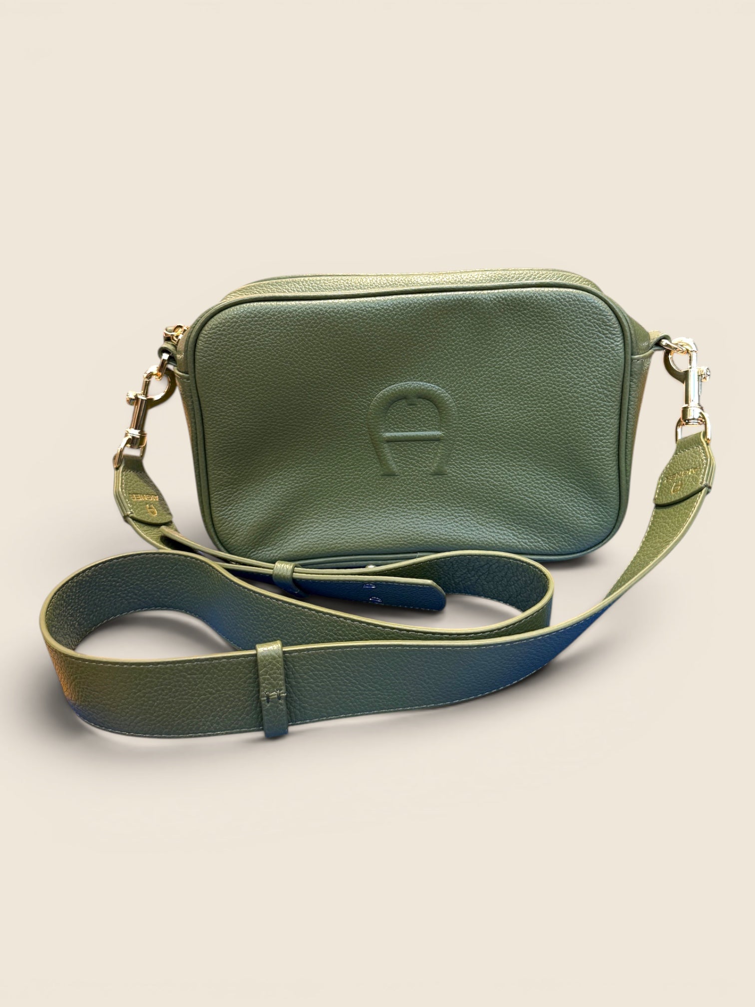 Aigner - Crossbag - Olive/Gold