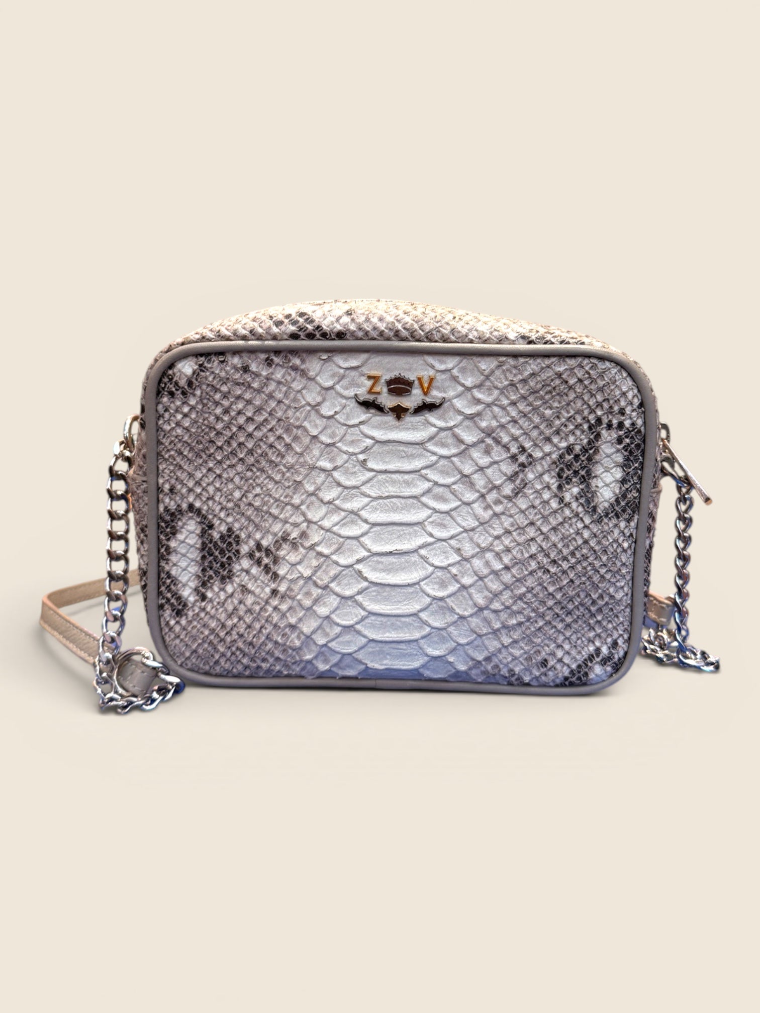 Zadig & Voltaire - Crossbody Bag - Python Beige/Creme