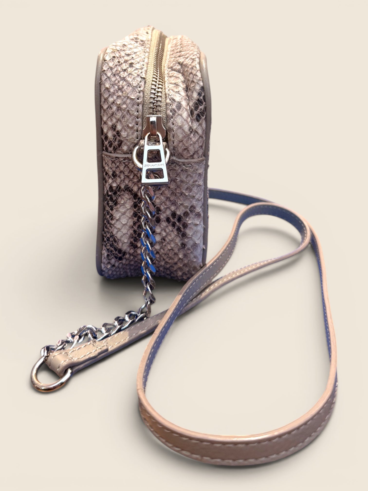 Zadig & Voltaire - Crossbody Bag - Python Beige/Creme