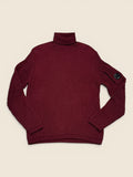 C.P. Company - Rollkragen Pullover - Strick Rot