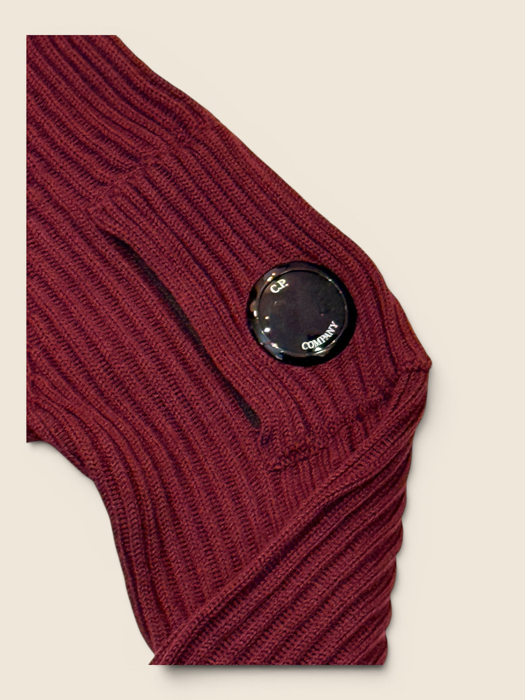 C.P. Company - Rollkragen Pullover - Strick Rot