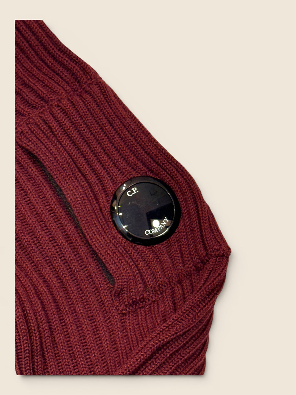 C.P. Company - Rollkragen Pullover - Strick Rot