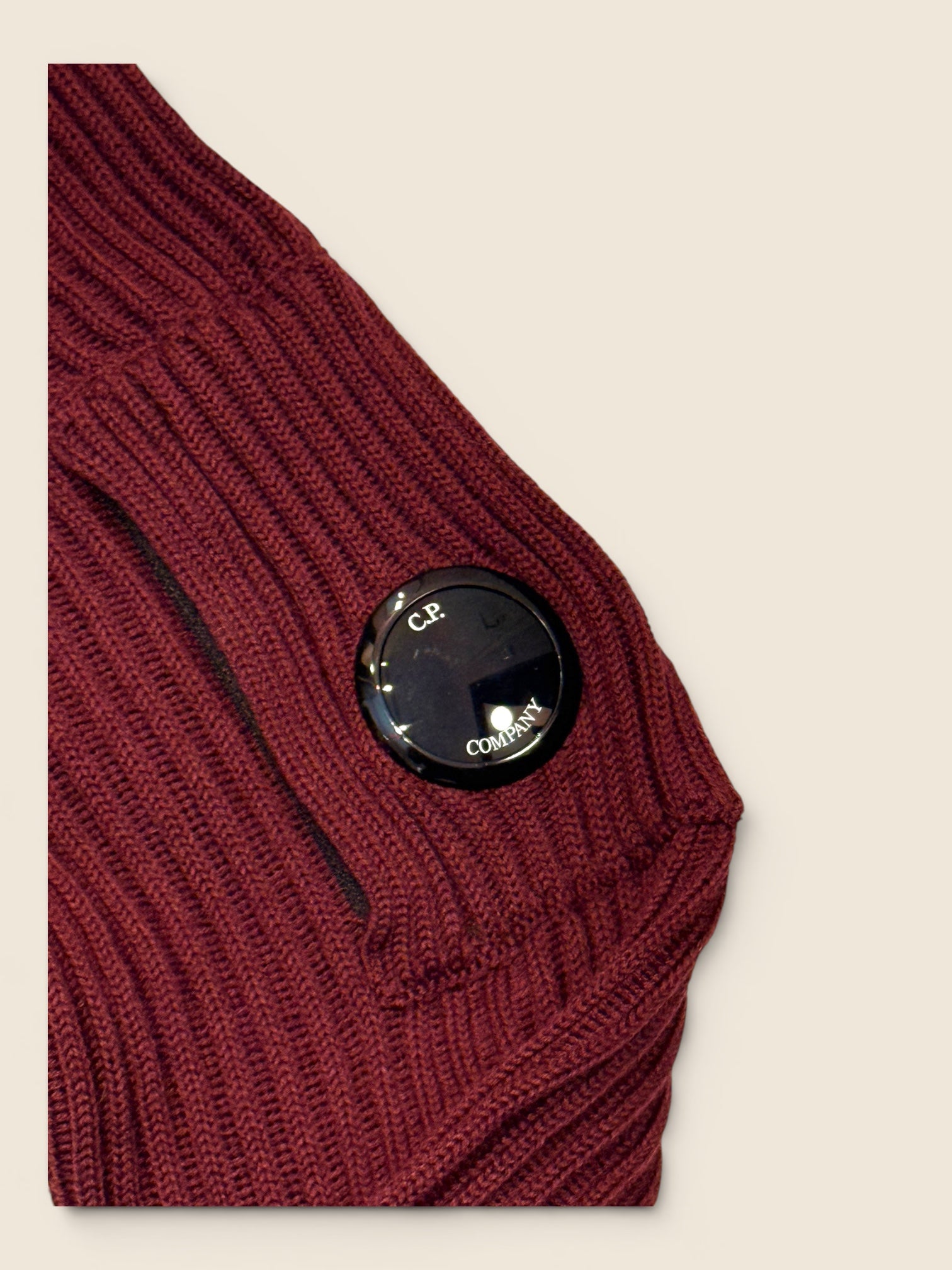 C.P. Company - Rollkragen Pullover - Strick Rot