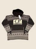 C.P Company - Norweger Hoodie - Schwarz/Weiß