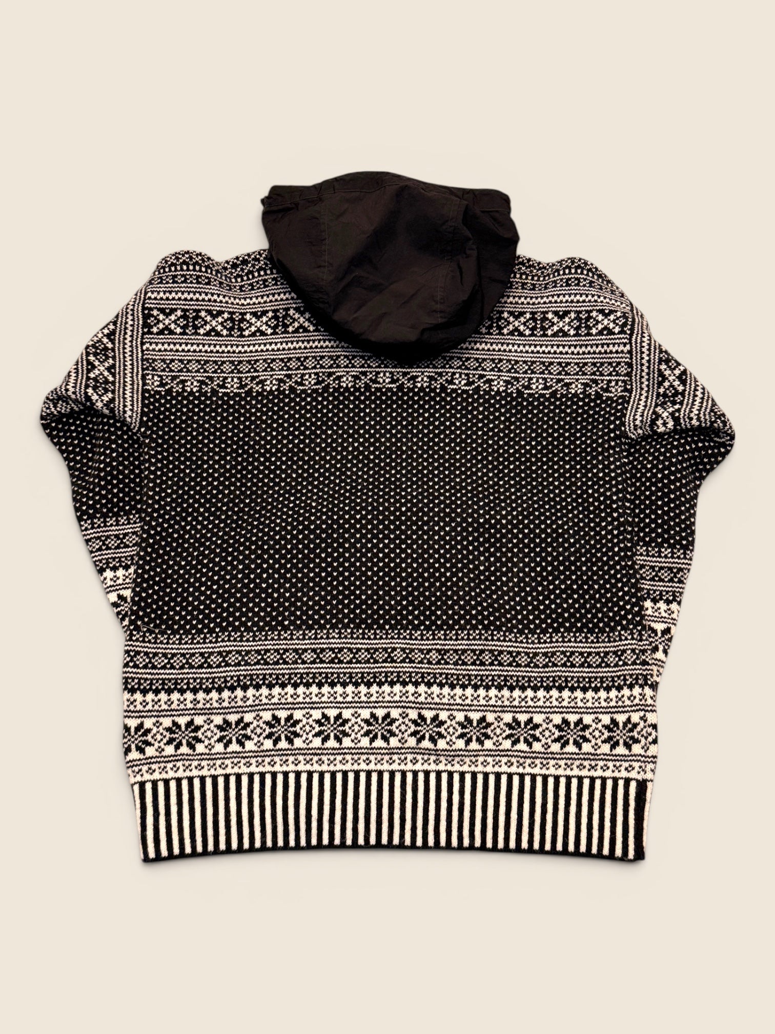 C.P Company - Norweger Hoodie - Schwarz/Weiß