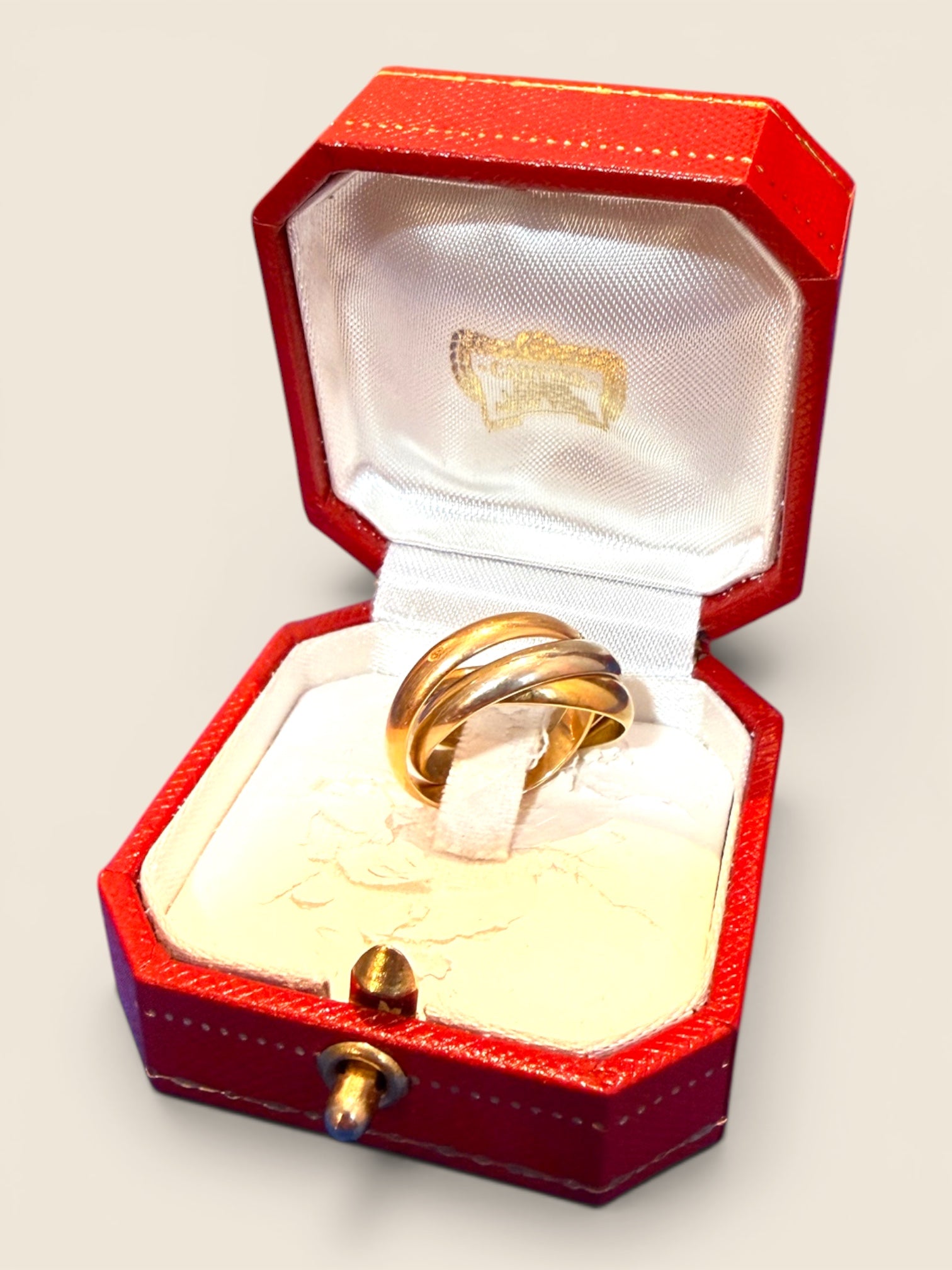 Cartier Trinity Ring - 750er Gold/Roségold/Weißgold - Gr.52