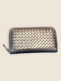 Bottega Veneta - Geldbörse - Silber/Kupfer