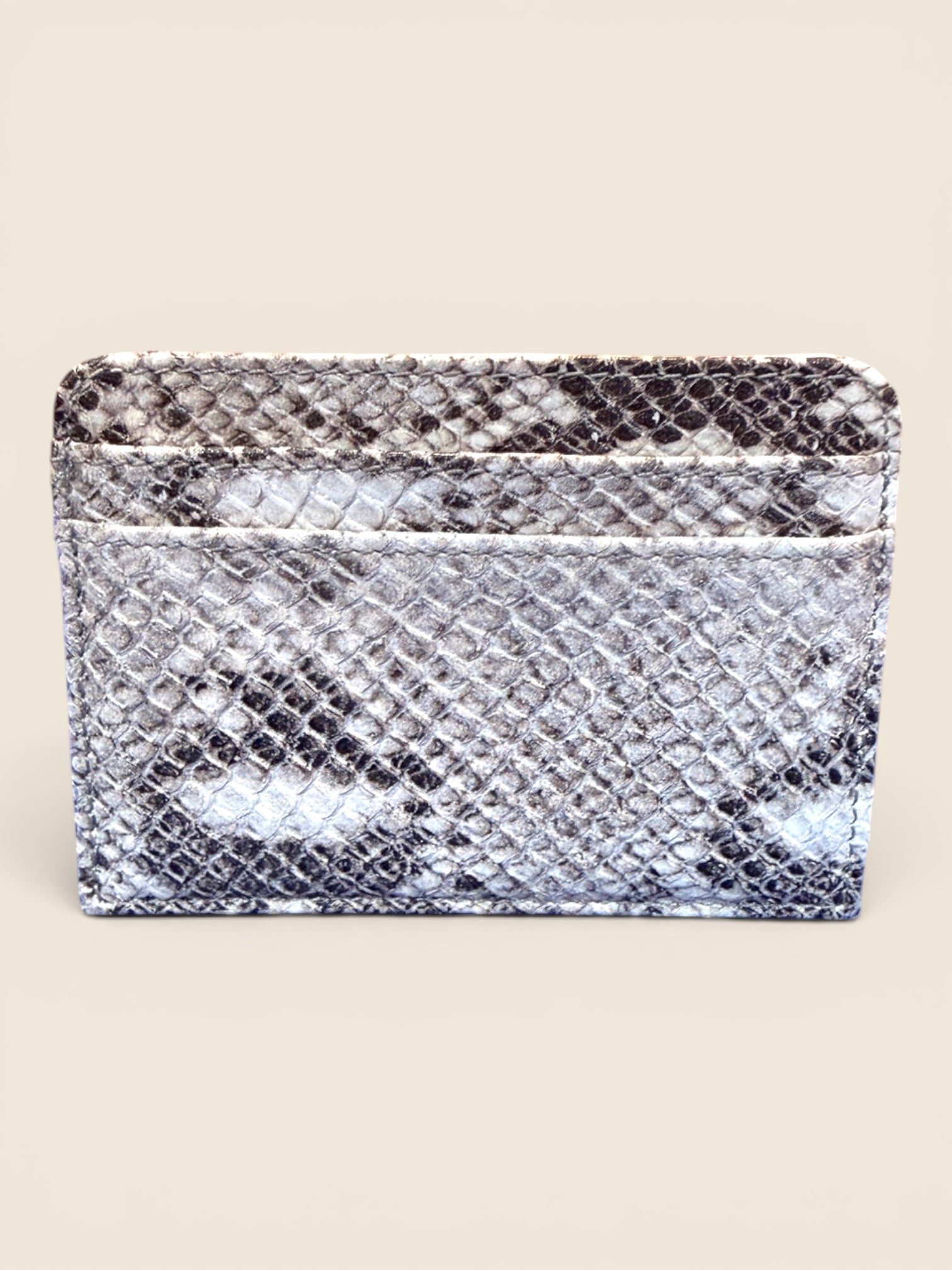 Zadic & Voltaire Cardholder - Paython - Beige/Grau