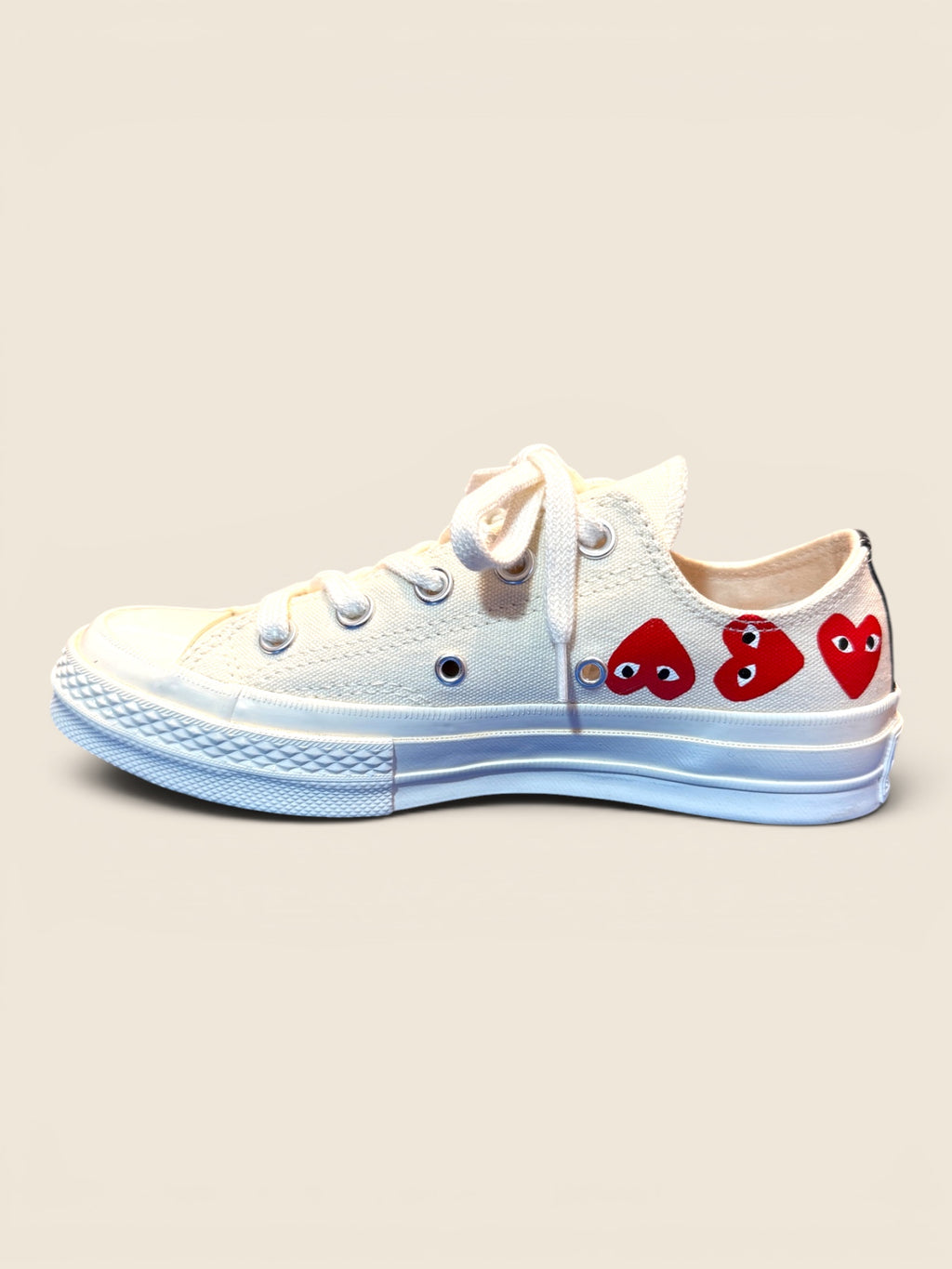 Comme des Garçons Play X Chuck Taylor Converse - Heart Weiß