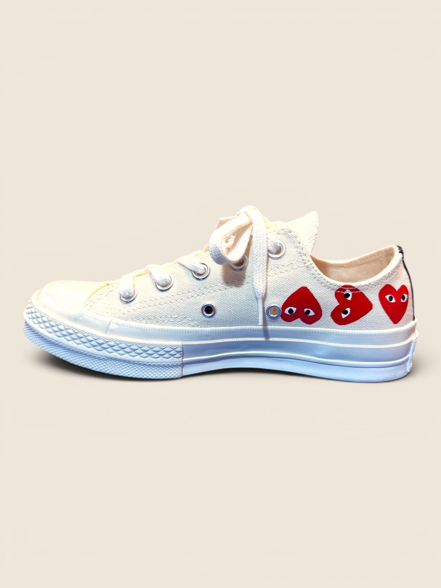 Comme des Garçons Play X Chuck Taylor Converse - Heart Weiß