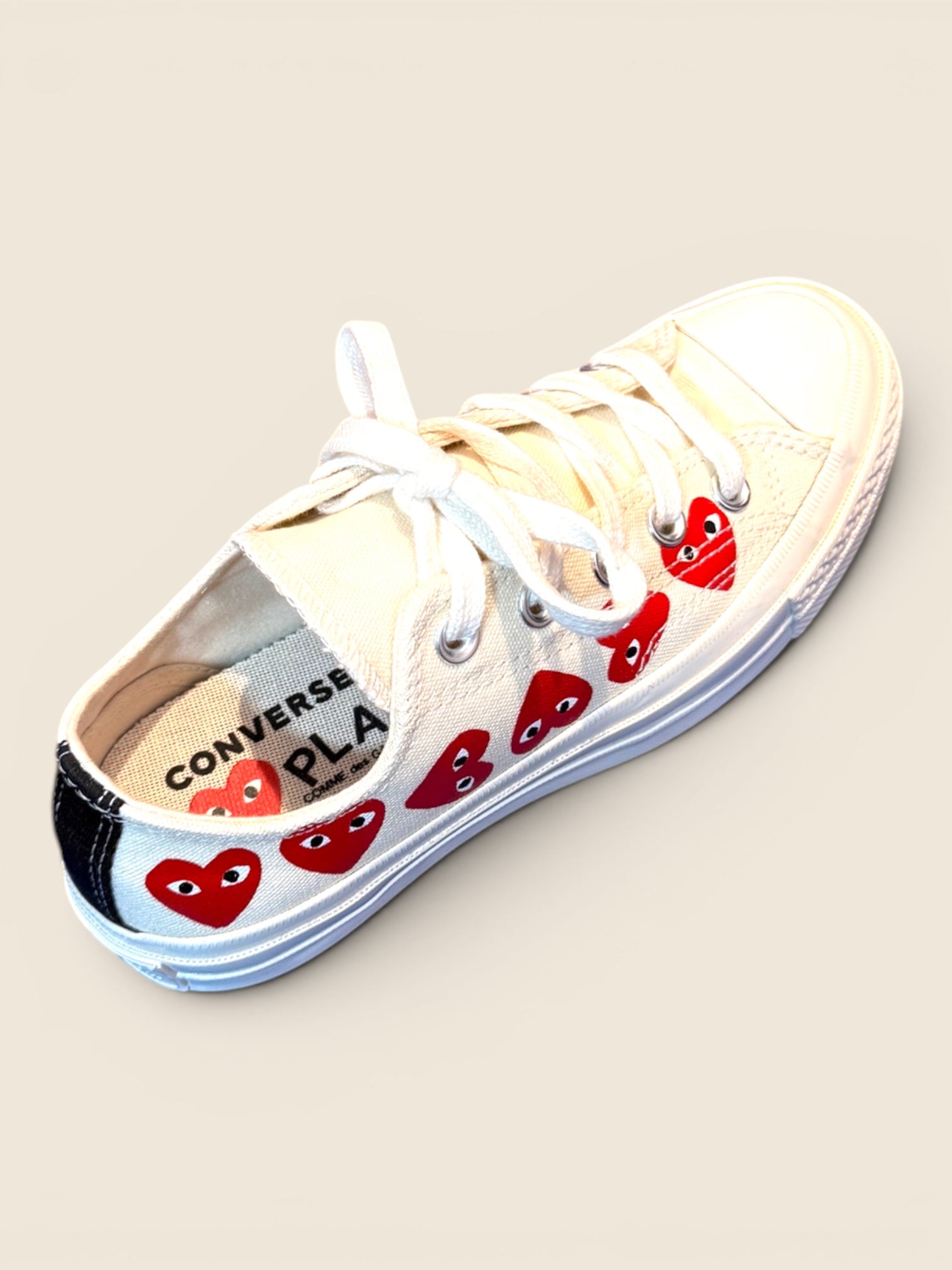 Comme des Garçons Play X Chuck Taylor Converse - Heart Weiß