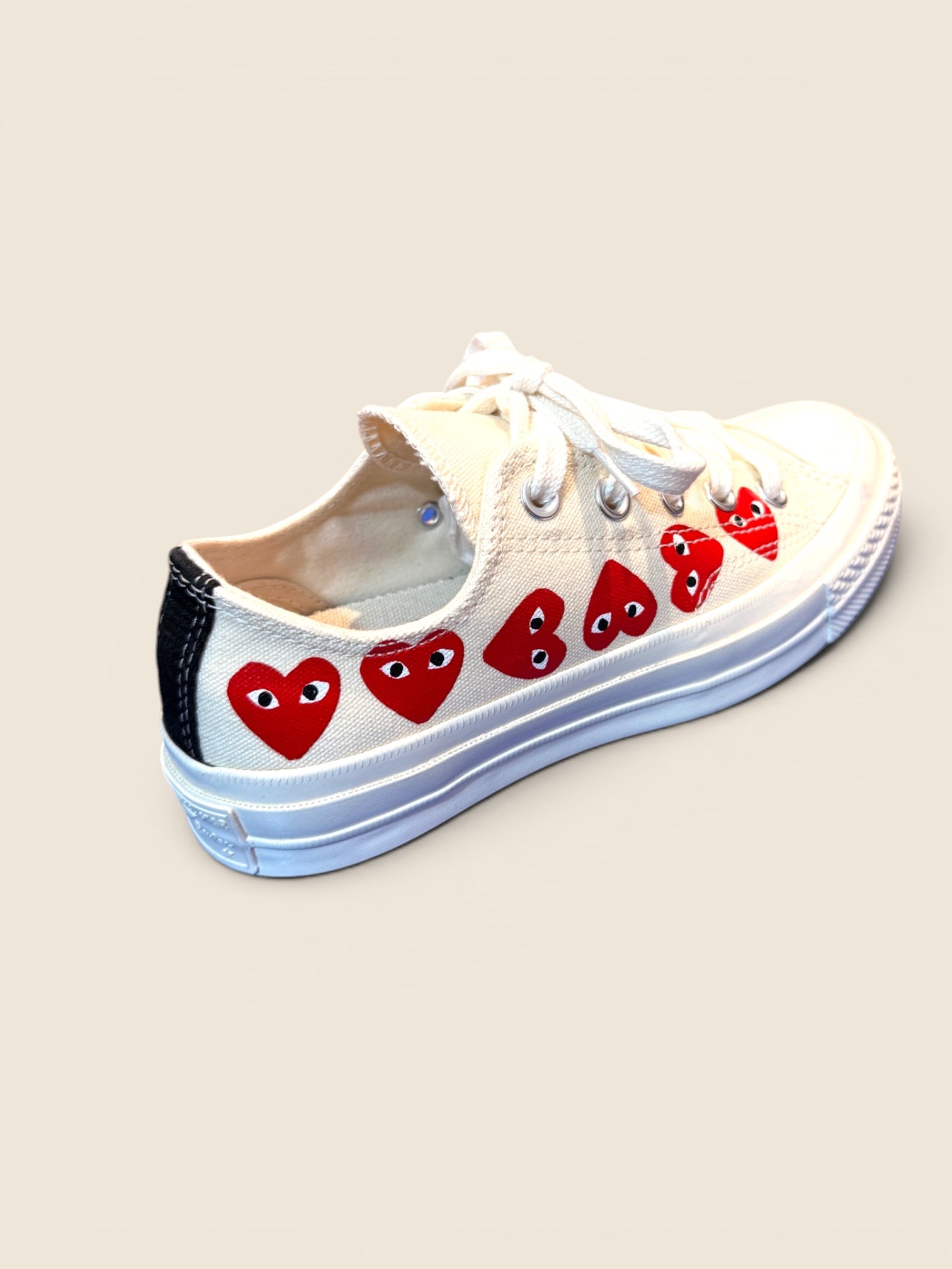 Comme des Garçons Play X Chuck Taylor Converse - Heart Weiß