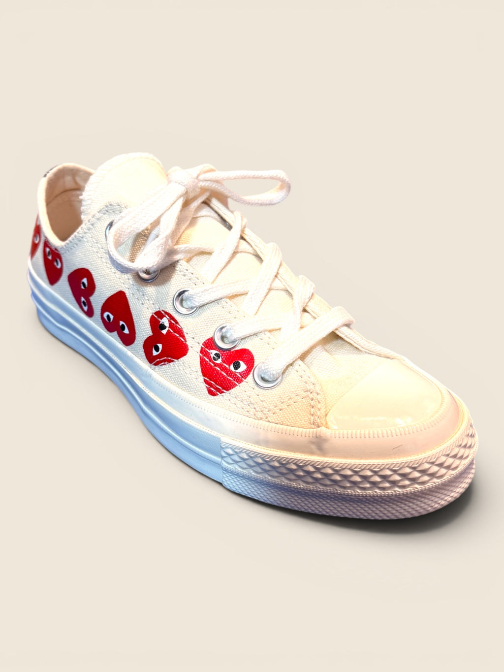 Comme des Garçons Play X Chuck Taylor Converse - Heart Weiß