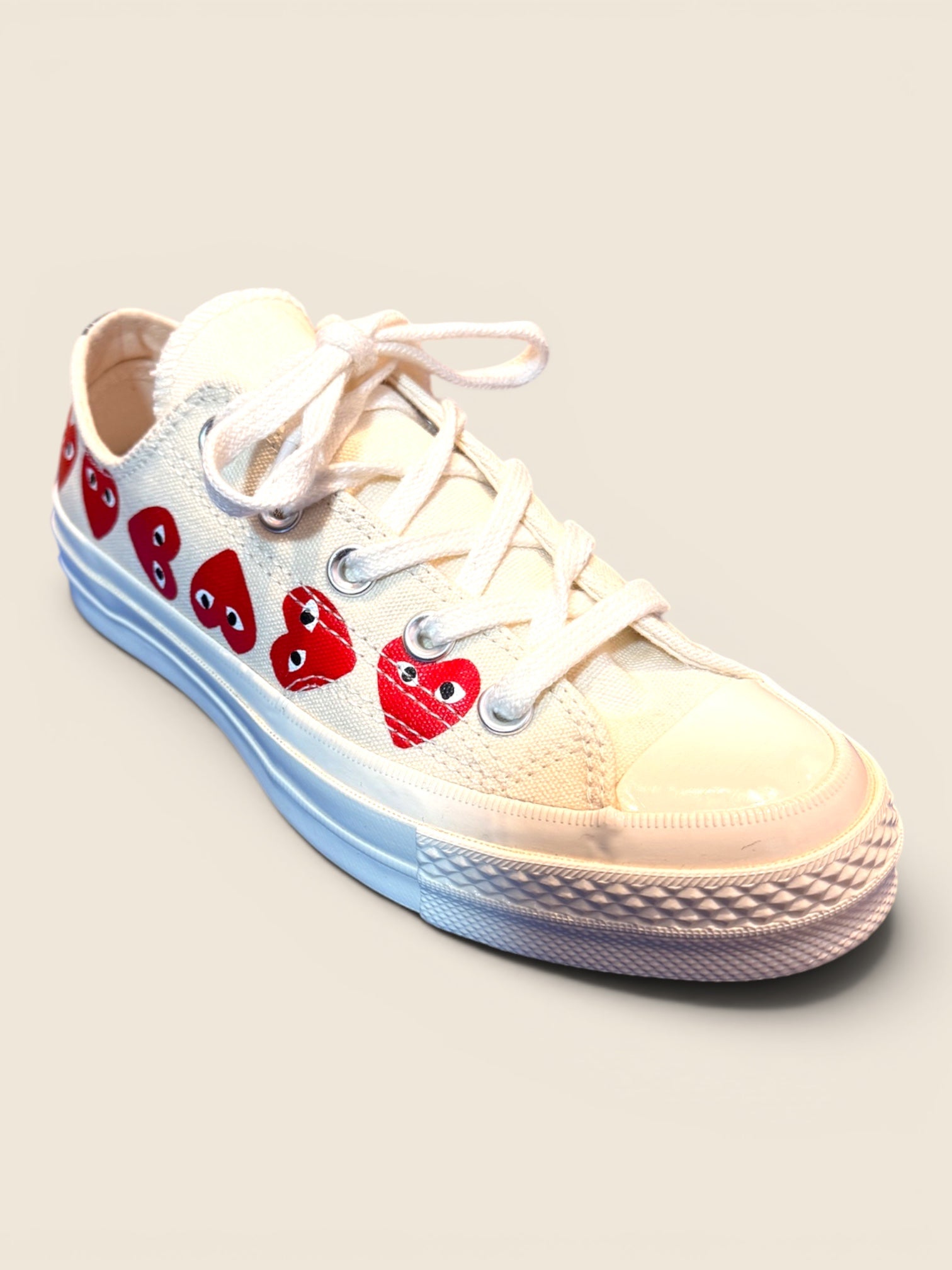 Comme des Garçons Play X Chuck Taylor Converse - Heart Weiß