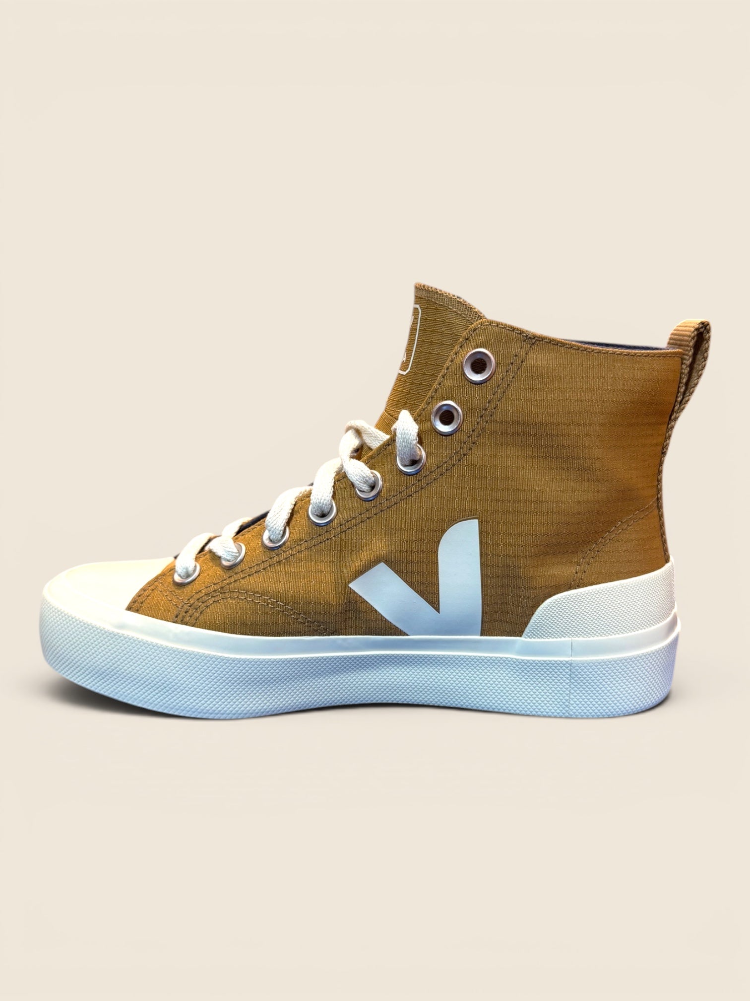 Veja Hight-Top Sneaker - Braun/Weiß