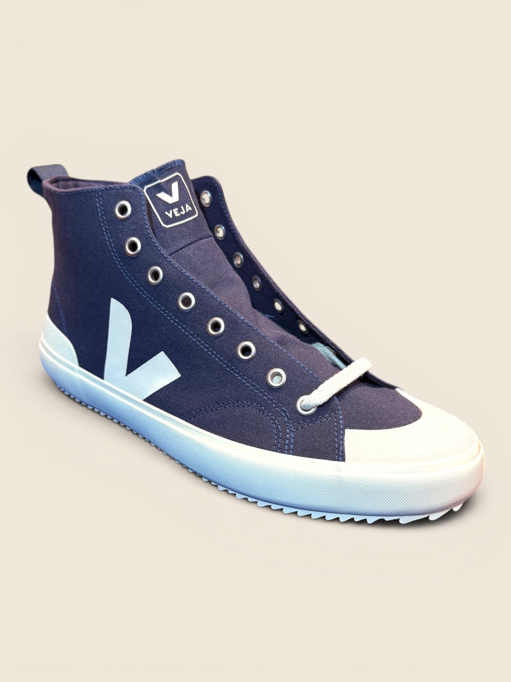 Veja Hight-Top Sneaker - Blau/Weiß