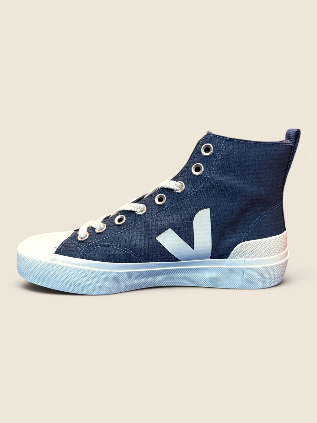 Veja Hight-Top Sneaker - Blau/Weiß