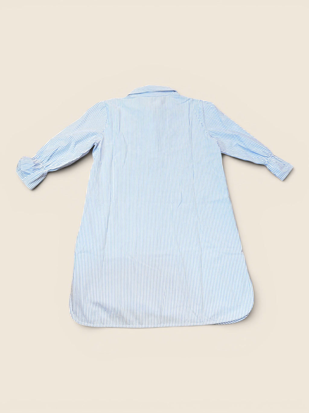 Mala Alisha Mini Kleid - Ornament -Blau/Weiß gestreift